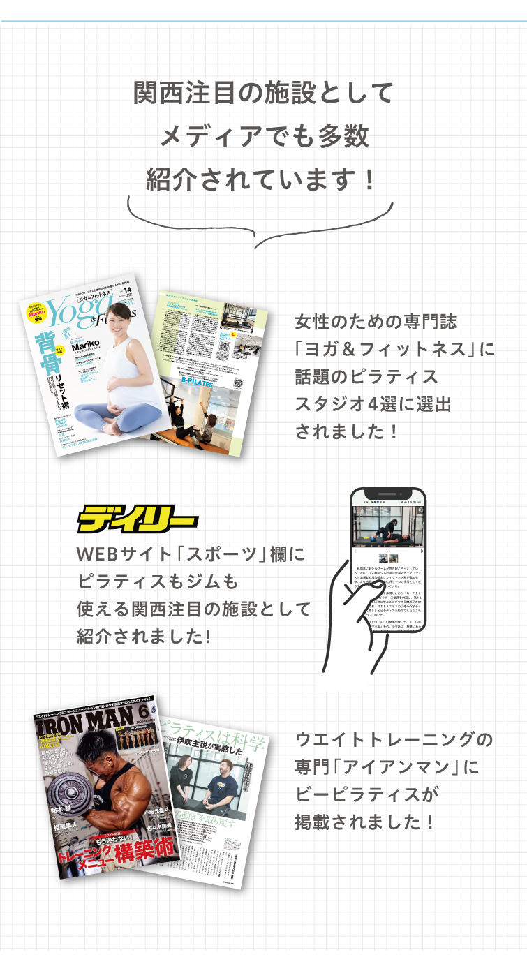 関西注目の施設として
メディアでも多数紹介されています！